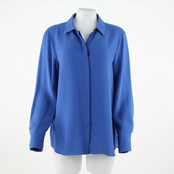 Lafayette 148 New York Scottie Silk Blouse - Picture 2 of 5